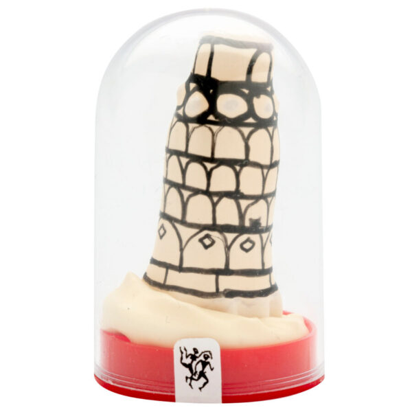 Imagen del artículo erótico CONDOMERIE - PRESERVATIVO DECORATIVO PINTADO A MANO TORRE DE PISA de CONDOMERIE en la sección PRESERVATIVOS |Preservativos Divertidos de Millenial Sexshop.