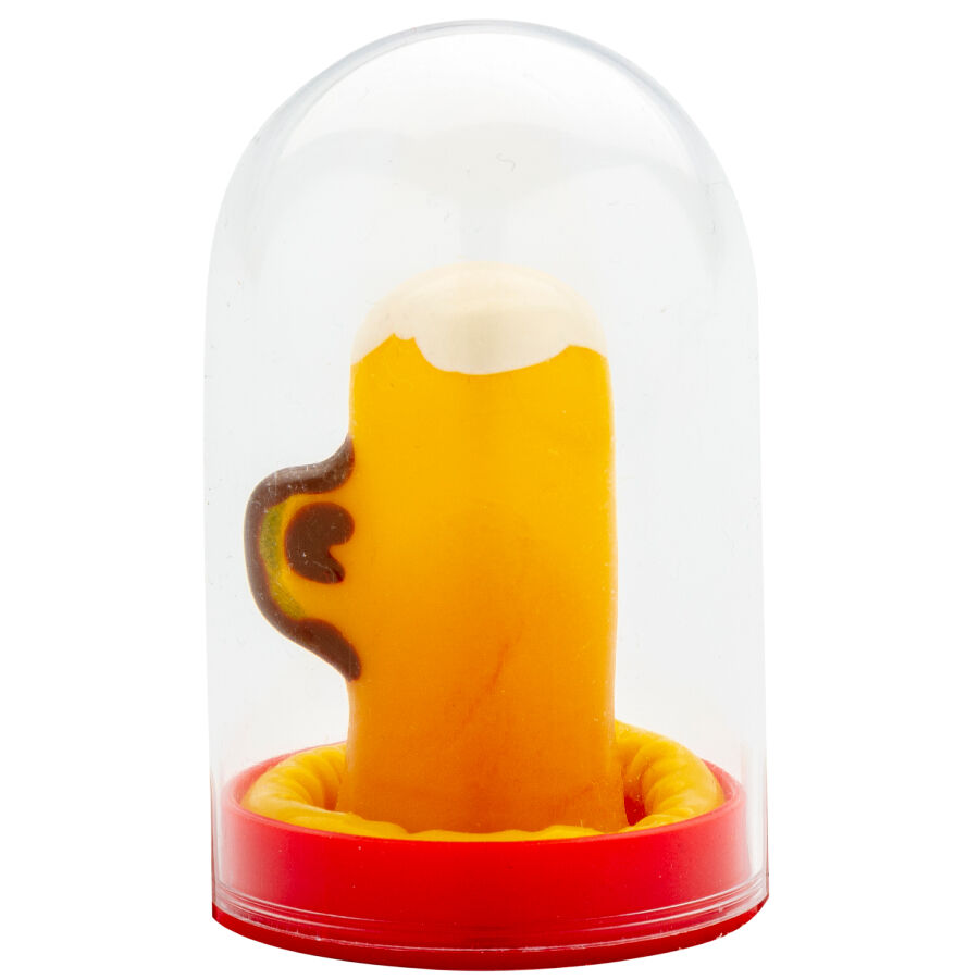 Imagen del artículo erótico CONDOMERIE - PRESERVATIVO DECORATIVO PINTADO A MANO VASO DE CERVEZA de CONDOMERIE en la sección PRESERVATIVOS |Preservativos Divertidos de Millenial Sexshop.