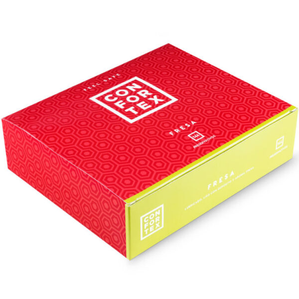 Imagen del artículo erótico CONFORTEX - PRESERVATIVOS FRESA CAJA 144 UDS de CONFORTEX en la sección PRESERVATIVOS |Sabores de Millenial Sexshop.