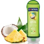 Imagen del artículo erótico CONTROL - 2 EN 1 MASSAGE & PLEASURE EXOTIC 200 ML de CONTROL LUBES en la sección DROGUERÍA |Para Masajes|Aceites con Sabores de Millenial Sexshop.