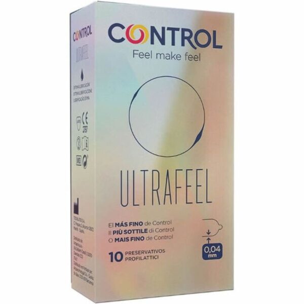 Imagen del artículo erótico CONTROL - ADAPTA FINISSIMO ULTRAFEEL 10 UDS de CONTROL CONDOMS en la sección PRESERVATIVOS |Sensitivos de Millenial Sexshop.