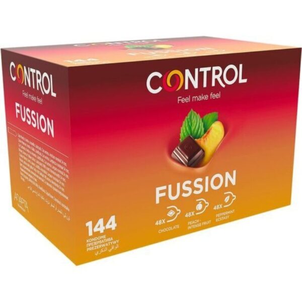 Imagen del artículo erótico CONTROL - ADAPTA FUSSION PRESERVATIVOS 144 UNIDADES de CONTROL CONDOMS en la sección PRESERVATIVOS |Sabores de Millenial Sexshop.