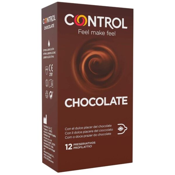 Imagen del artículo erótico CONTROL - CHOCOLATE PRESERVATIVOS 12 UNIDADES de CONTROL CONDOMS en la sección PRESERVATIVOS |Sabores de Millenial Sexshop.