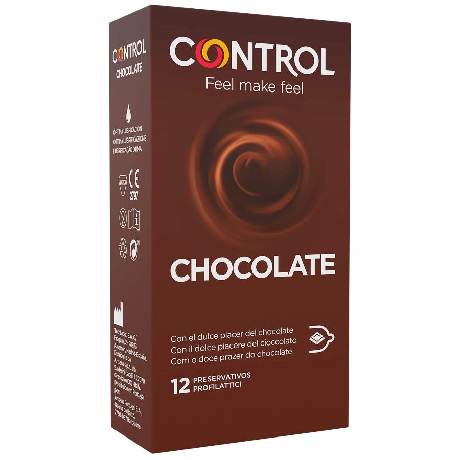 Imagen del artículo erótico CONTROL - CHOCOLATE PRESERVATIVOS 12 UNIDADES de CONTROL CONDOMS en la sección PRESERVATIVOS |Sabores de Millenial Sexshop.