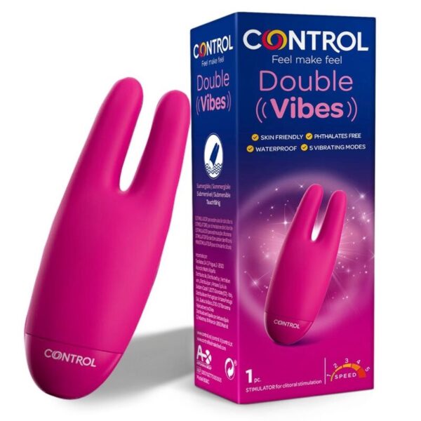 Imagen del artículo erótico CONTROL - DOUBLE VIBES ESTIMULADOR de CONTROL TOYS en la sección JUGUETES BIENESTAR |Vibradores|Mini vibradores de Millenial Sexshop.