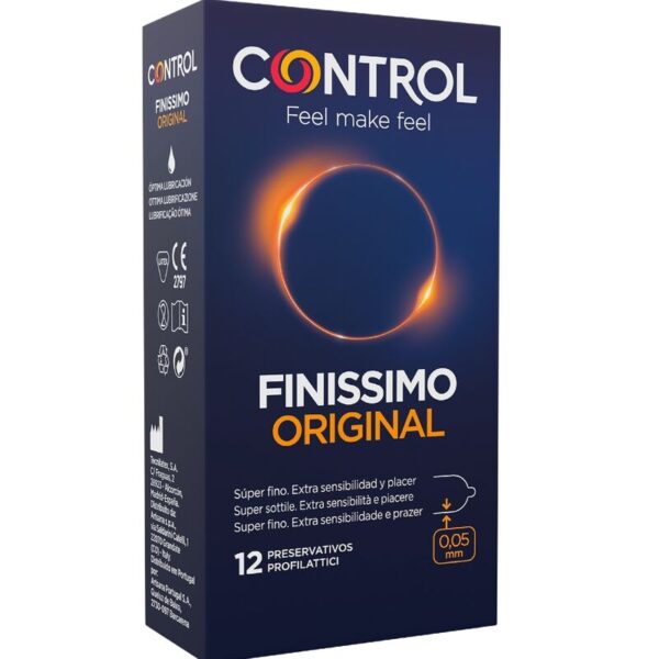 Imagen del artículo erótico CONTROL - FINISSIMO PRESERVATIVOS 12 UNIDADES de CONTROL CONDOMS en la sección PRESERVATIVOS |Sensitivos de Millenial Sexshop.