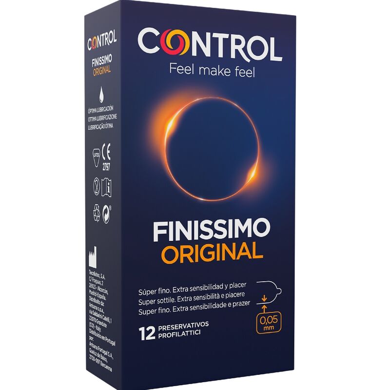 Imagen del artículo erótico CONTROL - FINISSIMO PRESERVATIVOS 12 UNIDADES de CONTROL CONDOMS en la sección PRESERVATIVOS |Sensitivos de Millenial Sexshop.