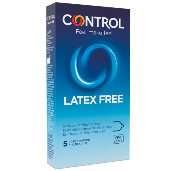 Imagen del artículo erótico CONTROL - FREE SIN LATEX PRESERVATIVOS 5 UNIDADES de CONTROL CONDOMS en la sección PRESERVATIVOS |Sin Latex de Millenial Sexshop.