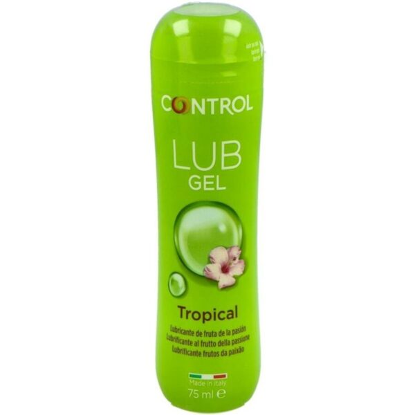 Imagen del artículo erótico CONTROL - LUB GEL LUBRICANTE TROPICAL 75 ML de CONTROL LUBES en la sección DROGUERÍA |Lubricantes|Con deliciosos Sabores de Millenial Sexshop.
