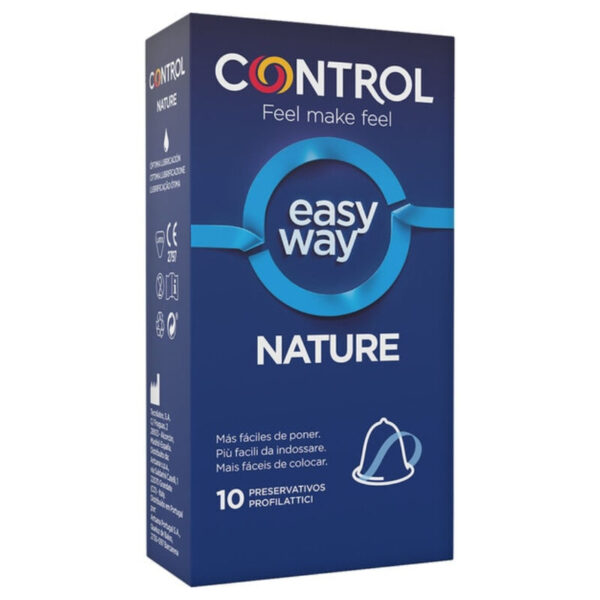 Imagen del artículo erótico CONTROL - NATURE EASY WAY 10 UNIDADES de CONTROL CONDOMS en la sección PRESERVATIVOS |Normales de Millenial Sexshop.