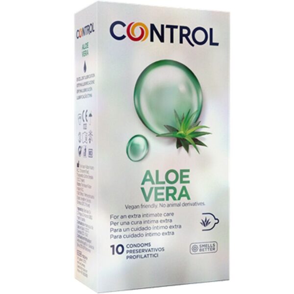 Imagen del artículo erótico CONTROL - PRESERVATIVOS CON ALOE VERA 10 UNIDADES de CONTROL CONDOMS en la sección PRESERVATIVOS |Sabores de Millenial Sexshop.