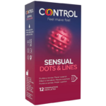 Imagen del artículo erótico CONTROL - SENSUAL DOTS & LINES PUNTOS Y ESTRIAS 12 UDS de CONTROL CONDOMS en la sección PRESERVATIVOS |Puntos y Estrías de Millenial Sexshop.