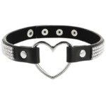 COQUETTE CHIC DESIRE - CHOKER CUERO VEGANO CORAZON - Imagen 3