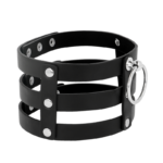 COQUETTE CHIC DESIRE - CHOKER CUERO VEGANO ESTILO FETISH - Imagen 3