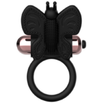COQUETTE CHIC DESIRE - COCK RING BUTTERFLY ANILLO VIBRADOR NEGRO / GOLD - Imagen 6