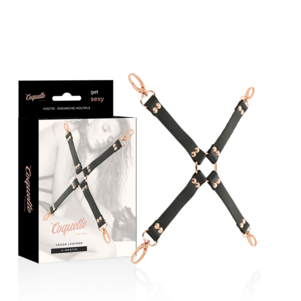 Imagen del artículo erótico COQUETTE CHIC DESIRE - FANTASY HOG TIE CUERO VEGANO de COQUETTE FANTASY en la sección BDSM & BONDAGE |Bondage|Esposas de fijación de Millenial Sexshop.