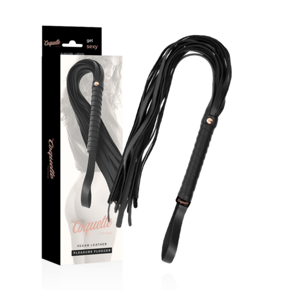 Imagen del artículo erótico COQUETTE CHIC DESIRE - FANTASY LÁTIGO CUERO VEGANO de COQUETTE FANTASY en la sección BDSM & BONDAGE |Artículos BDSM|Látigos BDSM de Millenial Sexshop.