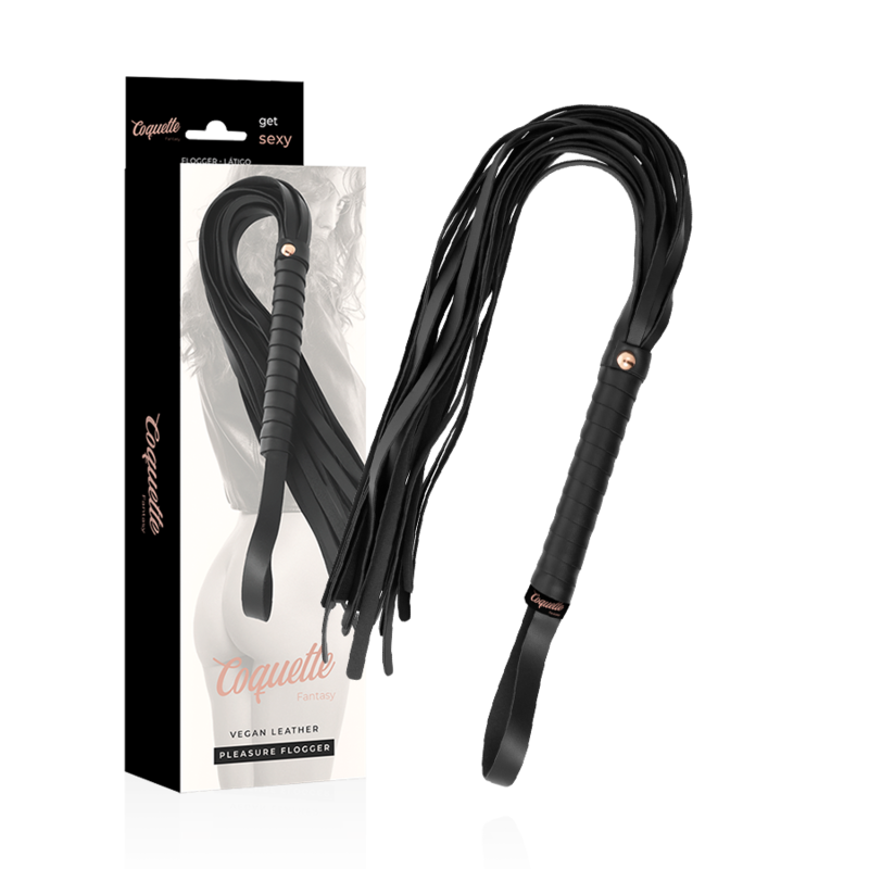 Imagen del artículo erótico COQUETTE CHIC DESIRE - FANTASY LÁTIGO CUERO VEGANO de COQUETTE FANTASY en la sección BDSM & BONDAGE |Artículos BDSM|Látigos BDSM de Millenial Sexshop.