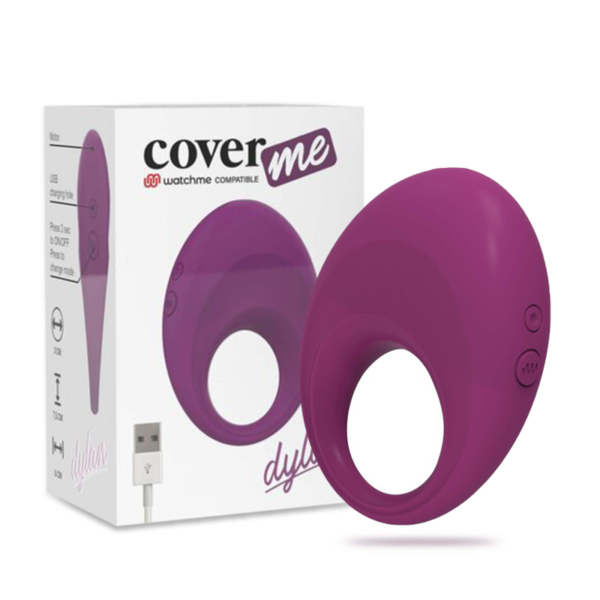 Imagen del artículo erótico COVERME - DYLAN ANILLO RECARGABLE COMPATIBLE CON WATCHME WIRELESS TECHNOLOGY de COVERME en la sección JUGUETES BIENESTAR |Juguetes para Hombres|Accesorios para el pene|Anillos Pene|Anillos con Vibración de Millenial Sexshop.