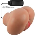 CRAZY BULL - LUNA TRASERO VIBRADOR CON VAGINA Y ANO REALÍSTICO NATURAL CONTROL REMOTO - Imagen 5
