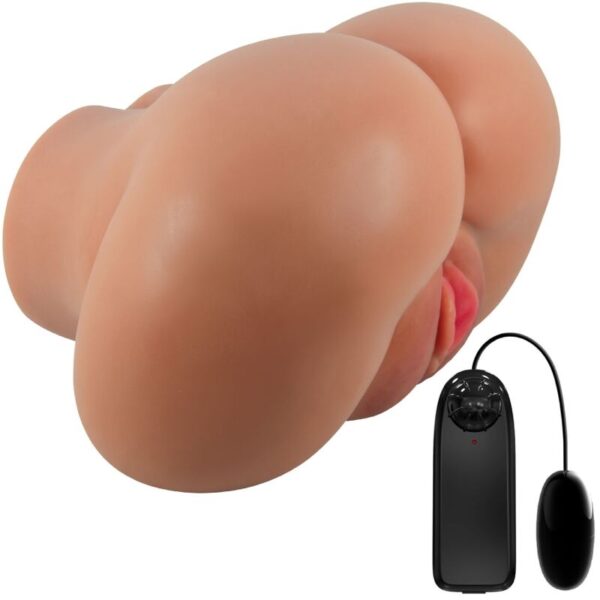 Imagen del artículo erótico CRAZY BULL - LUNA TRASERO VIBRADOR CON VAGINA Y ANO REALÍSTICO NATURAL CONTROL REMOTO de CRAZY BULL en la sección JUGUETES BIENESTAR |Juguetes para Hombres|Vaginas con vibración de Millenial Sexshop.