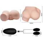 CRAZY BULL - TRASERO CON VAGINA Y ANO REALÍSTICOS Y VIBRACIÓN - Imagen 10