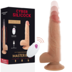 Imagen del artículo erótico CYBER SILICOCK - REALÍSTICO CONTROL REMOTO MASTER BEN 23.88 CM -O- 4.3 CM de CYBER SILICOCK en la sección JUGUETES BIENESTAR |Vibradores|Vibradores Realisticos de Millenial Sexshop.