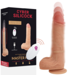 Imagen del artículo erótico CYBER SILICOCK - REALÍSTICO CONTROL REMOTO MASTER HUCK 20.9 CM -O- 4 CM de CYBER SILICOCK en la sección JUGUETES BIENESTAR |Vibradores|Vibradores control remoto de Millenial Sexshop.