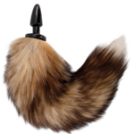 DARKNESS - COLA NATURAL CON PLUG ANAL SILICONA 10 CM - Imagen 2