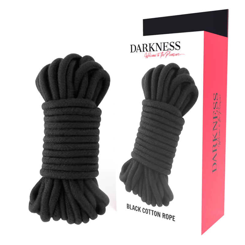 DARKNESS - CUERDA JAPONESA 10 M NEGRO-MillenialSexshop-DARKNESS BONDAGE Imagen del artículo erótico DARKNESS - CUERDA JAPONESA 10 M NEGRO de DARKNESS BONDAGE en la sección BDSM & BONDAGE |Bondage|Cuerdas de Millenial Sexshop.
