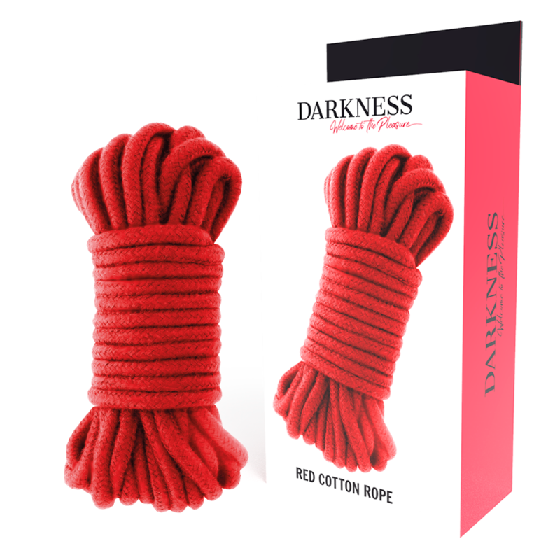 Imagen del artículo erótico DARKNESS - CUERDA JAPONESA 10 M ROJO de DARKNESS BONDAGE en la sección BDSM & BONDAGE |Bondage|Cuerdas de Millenial Sexshop.