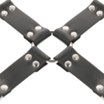 DARKNESS - ESPOSAS DE CUERO PARA PIES Y MANOS NEGRO - Imagen 8