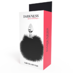 DARKNESS - EXTRA BUTTPLUG ANAL CON COLA NEGRO 7 CM - Imagen 4