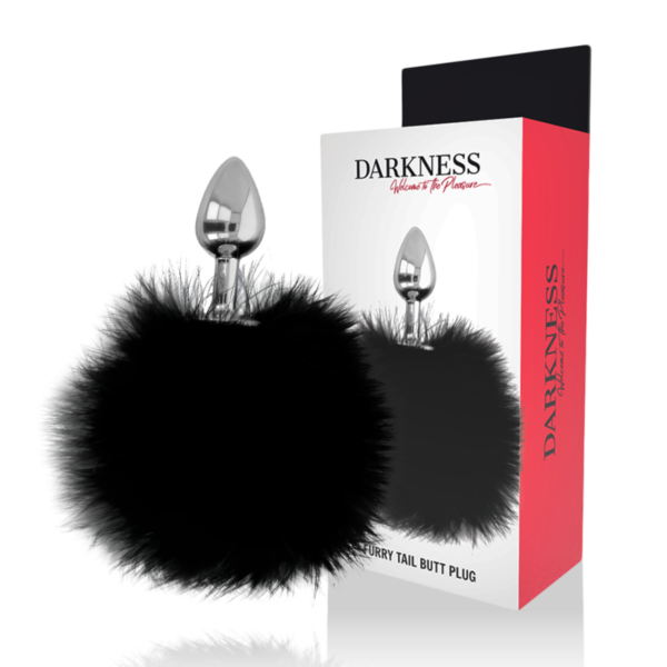 Imagen del artículo erótico DARKNESS - EXTRA BUTTPLUG ANAL CON COLA NEGRO 7 CM de DARKNESS ANAL en la sección JUGUETES BIENESTAR |Anal|Plugs Anales de Millenial Sexshop.