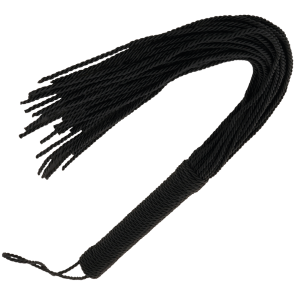 Imagen del artículo erótico DARKNESS - LÁTIGO BONDAGE NEGRO 50CM de DARKNESS SENSATIONS en la sección BDSM & BONDAGE |Artículos BDSM|Látigos BDSM de Millenial Sexshop.