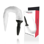 Imagen del artículo erótico DARKNESS - PLUG ANAL SILICONA CON COLA BLANCA de DARKNESS ANAL en la sección JUGUETES BIENESTAR |Anal|Plugs Anales de Millenial Sexshop.