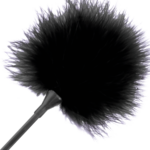 DARKNESS - PLUMA ESTIMULADORA NEGRO 42 CM - Imagen 2