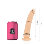 Imagen del artículo erótico DELTA CLUB - DILDO REALISTA NATURAL SILICONA MEDICA 17 CM -O- 3 CM de DELTACLUB en la sección JUGUETES BIENESTAR |Dildos sin Vibración|Penes realisticos de Millenial Sexshop.