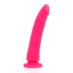DELTA CLUB - DILDO REALISTA ROSA SILICONA MEDICA 20 CM -O- 4 CM - Imagen 6