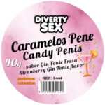 Imagen del artículo erótico DIABLO PICANTE - 20 CARAMELOS CON FORMA DE PENE CON SABOR GIN TONIC de DIABLO PICANTE en la sección ARTÍCULOS VARIOS|Articulos divertidos de Millenial Sexshop.