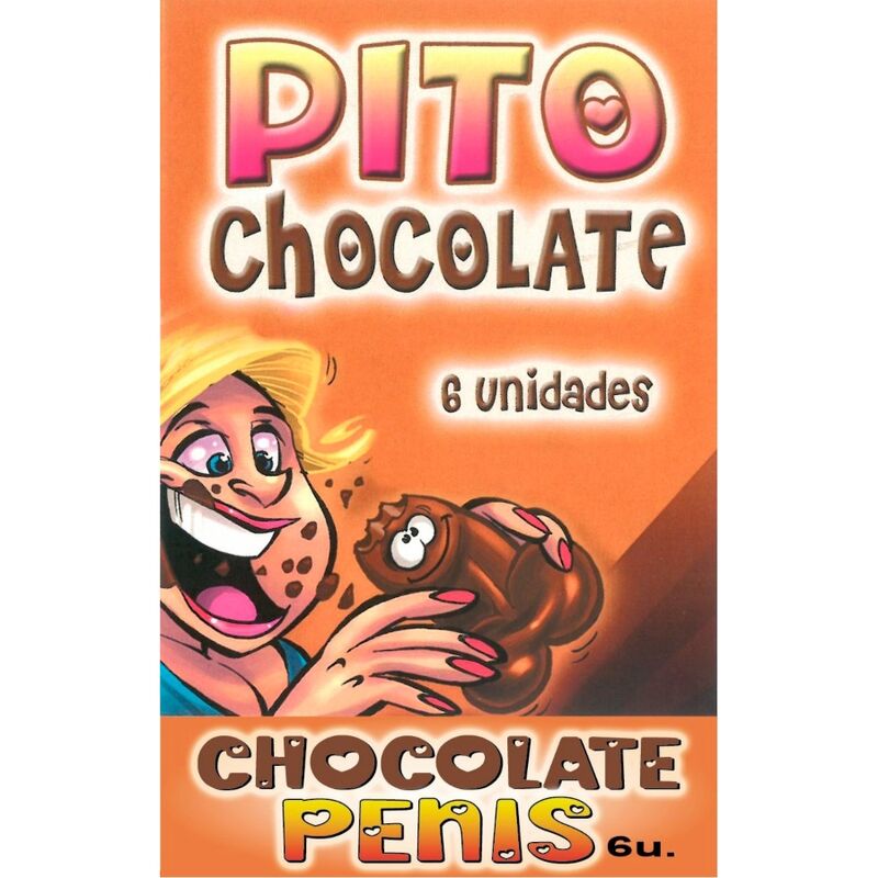 Imagen del artículo erótico DIABLO PICANTE - CAJA 6 CHOCOLATINAS FORMA PENE de DIABLO PICANTE en la sección ARTÍCULOS VARIOS|Articulos divertidos|Juegos Despedidas de Millenial Sexshop.
