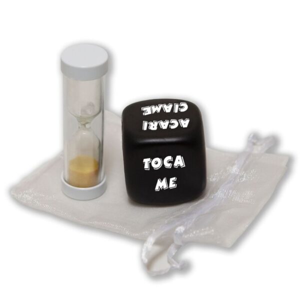 Imagen del artículo erótico DIABLO PICANTE - DADO DE ACCIÓN CON RELOJ DE ARENA de DIABLO PICANTE en la sección JUEGOS |Juego de Dados de Millenial Sexshop.