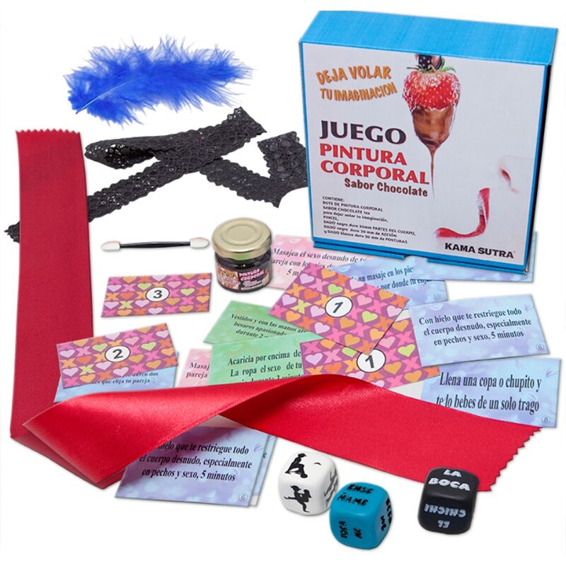 Imagen del artículo erótico DIABLO PICANTE - JUEGO DE DADOS CON PINTURA CORPORAL de DIABLO PICANTE en la sección ARTÍCULOS VARIOS|Kits Parejas de Millenial Sexshop.