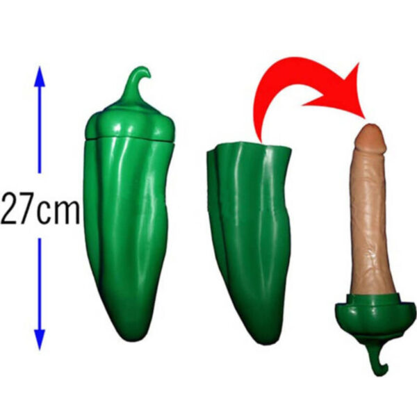 Imagen del artículo erótico DIABLO PICANTE - PIMIENTO VERDE PENE de DIABLO PICANTE en la sección ARTÍCULOS VARIOS|Articulos divertidos|Complementos de Millenial Sexshop.