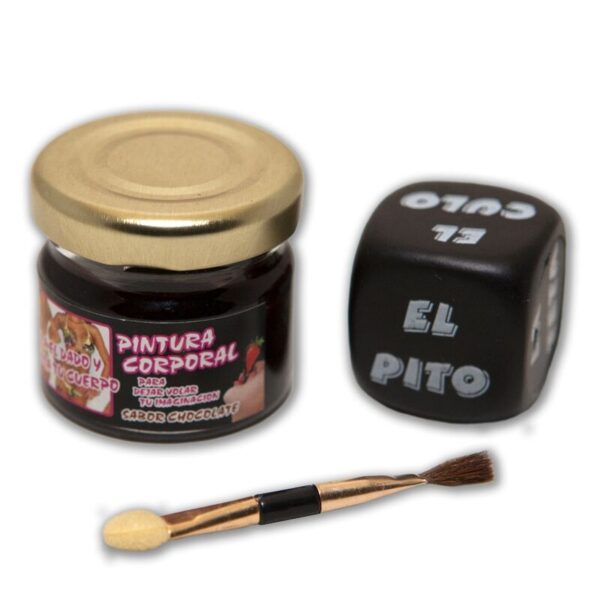 Imagen del artículo erótico DIABLO PICANTE - PINTURA DE CHOCOLATE Y DADO DE CUERPO de DIABLO PICANTE en la sección DROGUERÍA |Pintura Corporal Comestible de Millenial Sexshop.