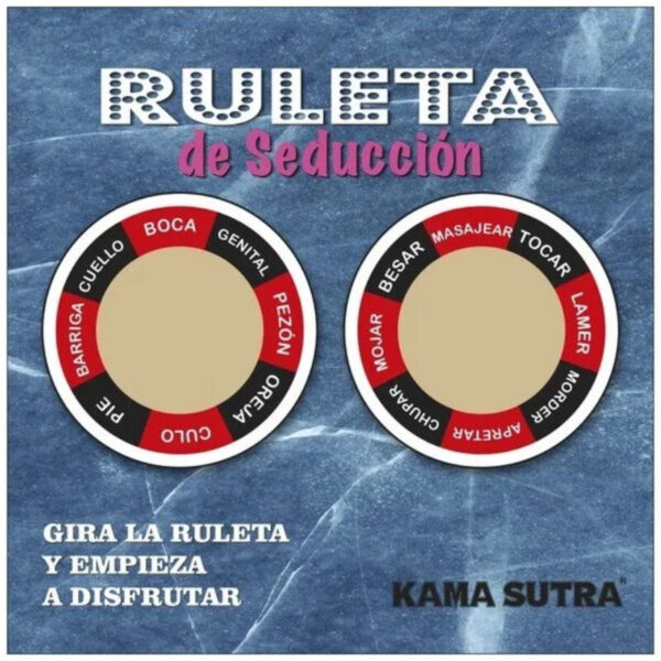 Imagen del artículo erótico DIABLO PICANTE - RULETA DE LA SEDUCCIÓN JUEGO KAMASUTRA de DIABLO PICANTE en la sección JUEGOS |Juegos de mesa de Millenial Sexshop.