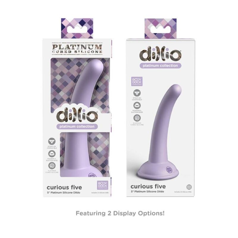 7 CM LILA de DILLIO en la sección JUGUETES BIENESTAR |Dildos sin Vibración de Millenial Sexshop.