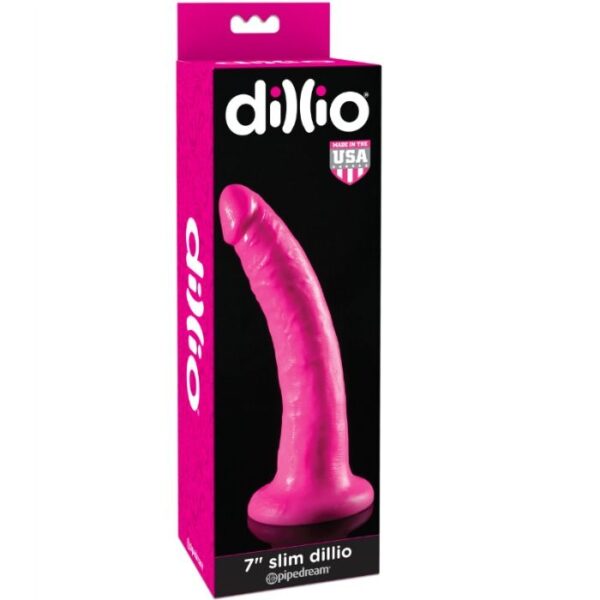 Imagen del artículo erótico DILLIO - DILDO CON VENTOSA 17.8 CM - ROSA de DILLIO en la sección JUGUETES BIENESTAR |Dildos sin Vibración de Millenial Sexshop.