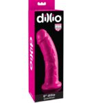 Imagen del artículo erótico DILLIO - DILDO CON VENTOSA 20.32 CM ROSA de DILLIO en la sección JUGUETES BIENESTAR |Dildos sin Vibración de Millenial Sexshop.