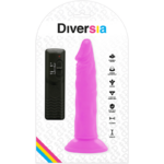 DIVERSIA - DILDO REALÍSTICO FLEXIBLE CON VIBRACIÓN LILA 23 CM -O- 4.3 CM - Imagen 7